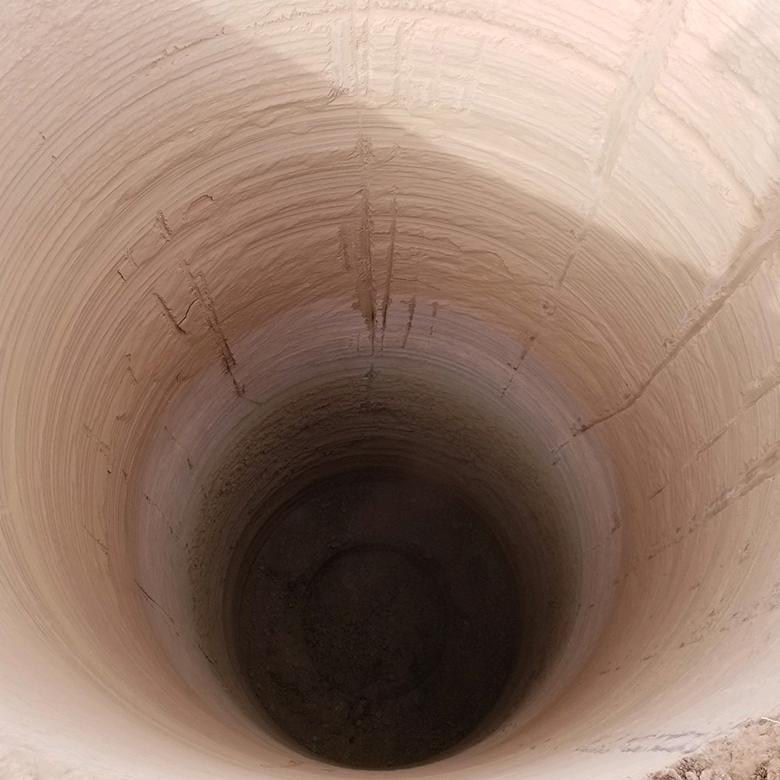 large diameter deep hole drilling